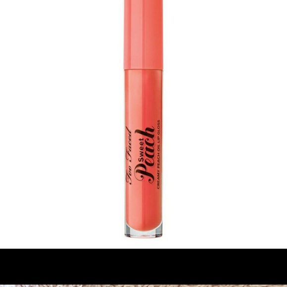 NWT TOO FACED SWEET PEACH CREAMY OIL LIP GLOSS - Picture 6 of 6